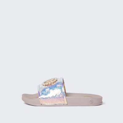 girls river island sliders