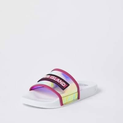 river island girls sliders