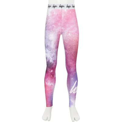 pink galaxy leggings