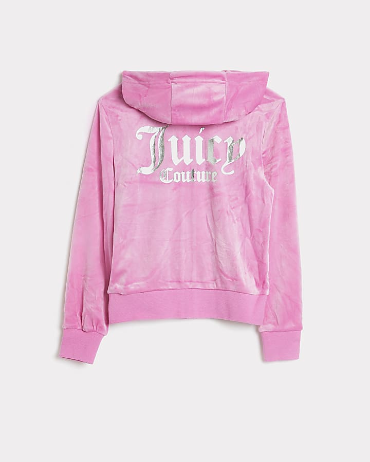 Girls pink Juicy Couture hoodie