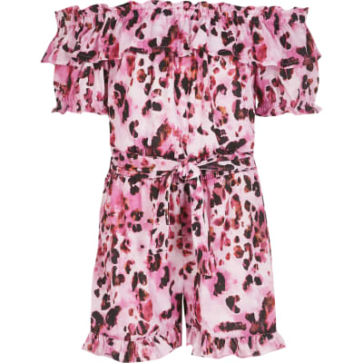 river island leopard print jumpsuit