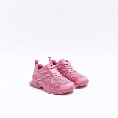 River island pink sales trainers