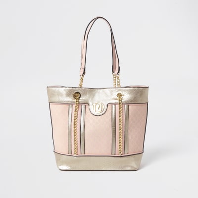 beige shopper bag