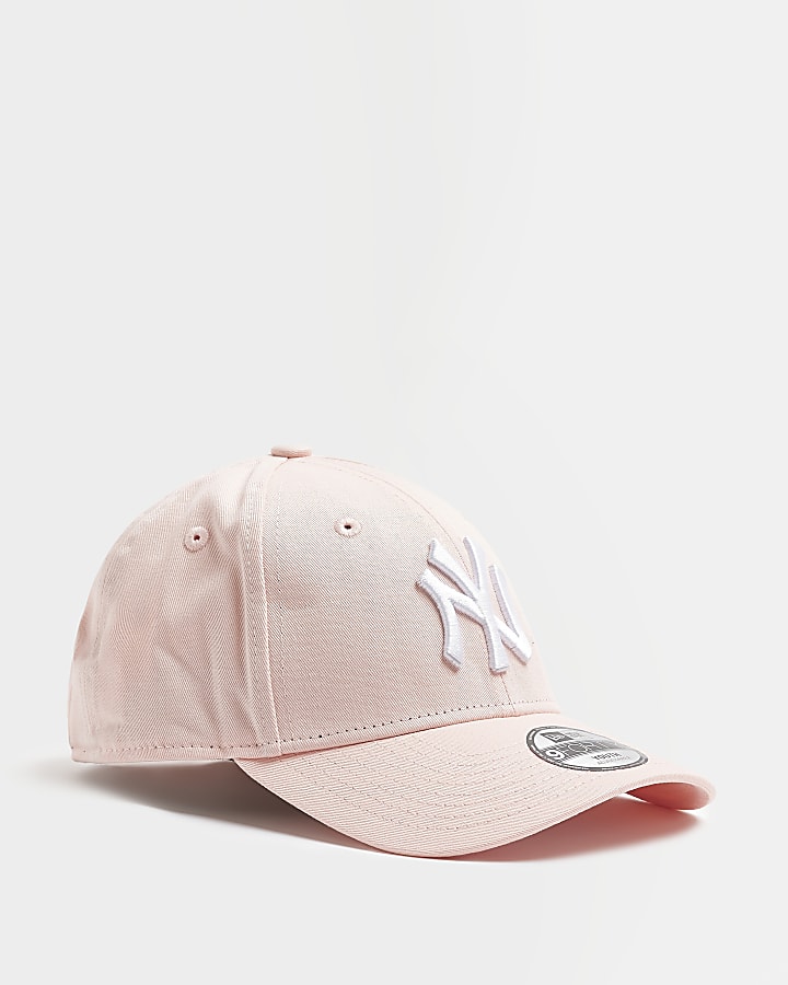 Girls pink New Era NY baseball cap