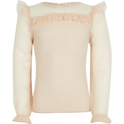 river island girls jumpers