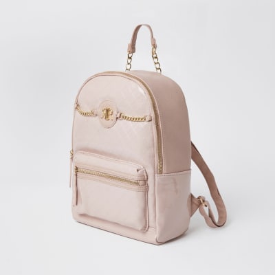 river island monogram backpack