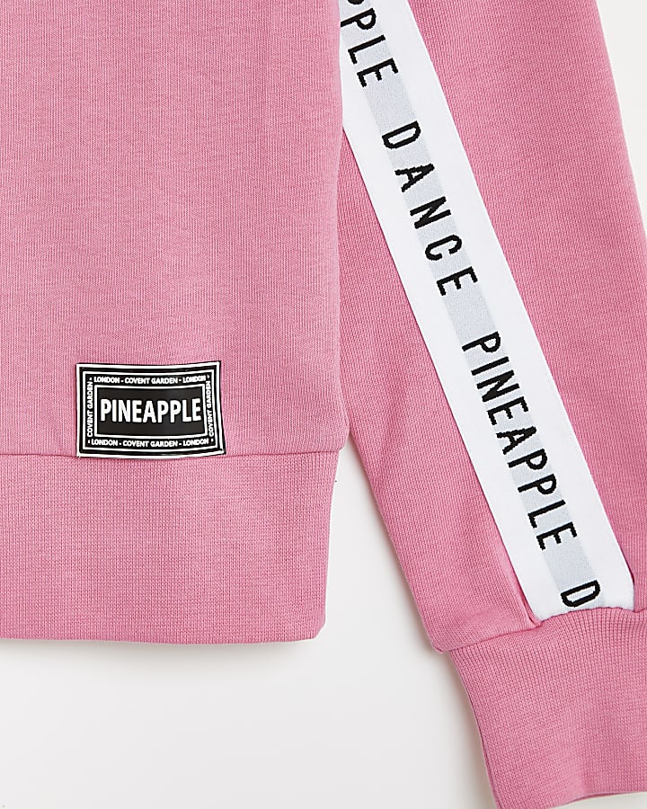 Girls pink Pineapple sweatshirt