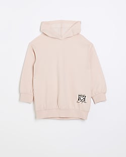 Girls pink RI hoodie