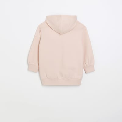 Girls pink RI hoodie