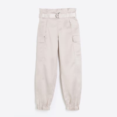 girls belted cargo pants, girls new arrivals