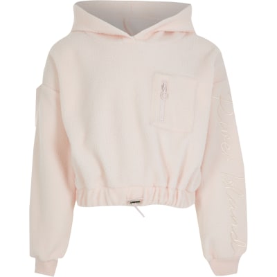 pink hoodie river island
