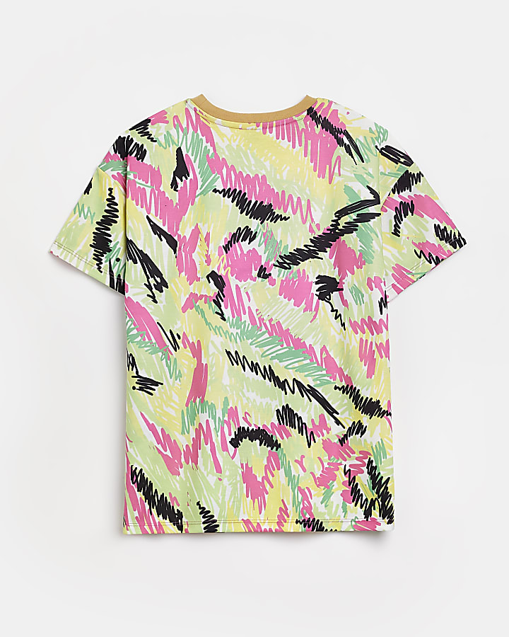 Girls pink tiger Graphic T-shirt