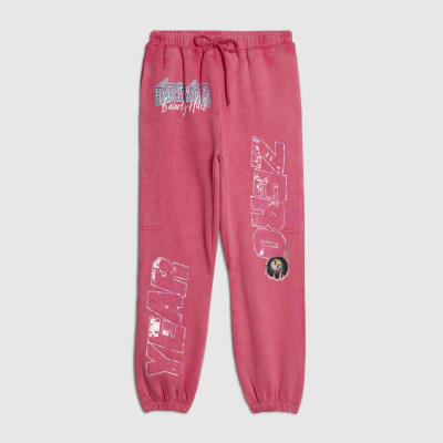 Girls Pink Year Zero Embellished Joggers