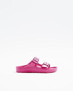 Girls Purple Birkenstock Sandals