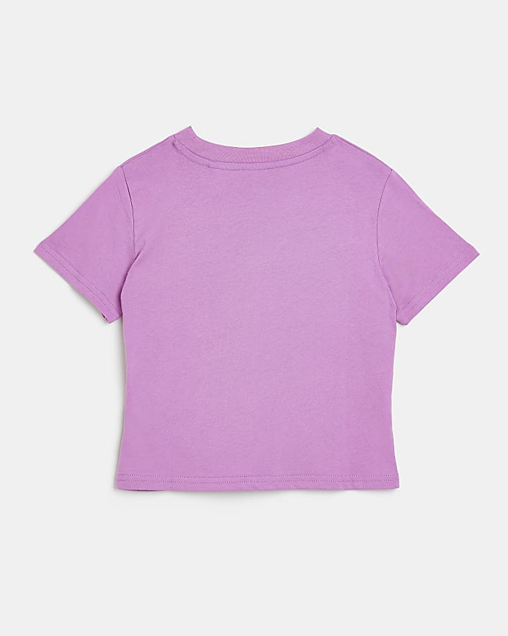 Girls purple ELLE t-shirt