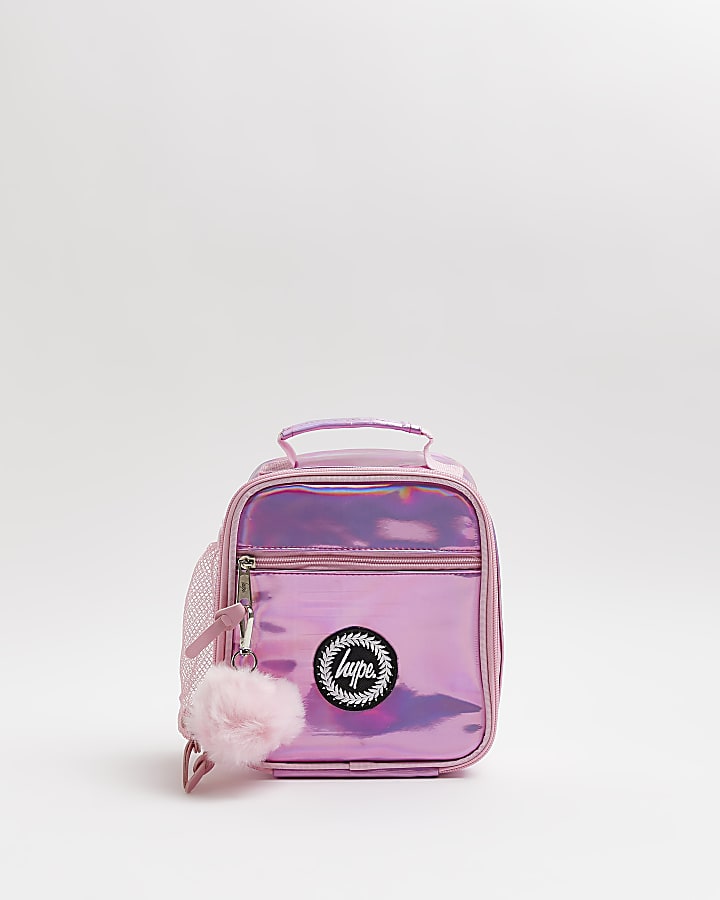 Girls purple hype holographic lunchbox