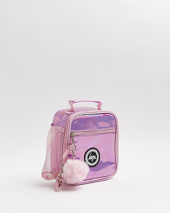 Girls purple hype holographic lunchbox