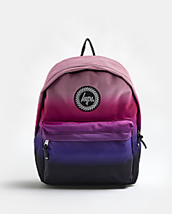Girls purple Hype ombre backpack