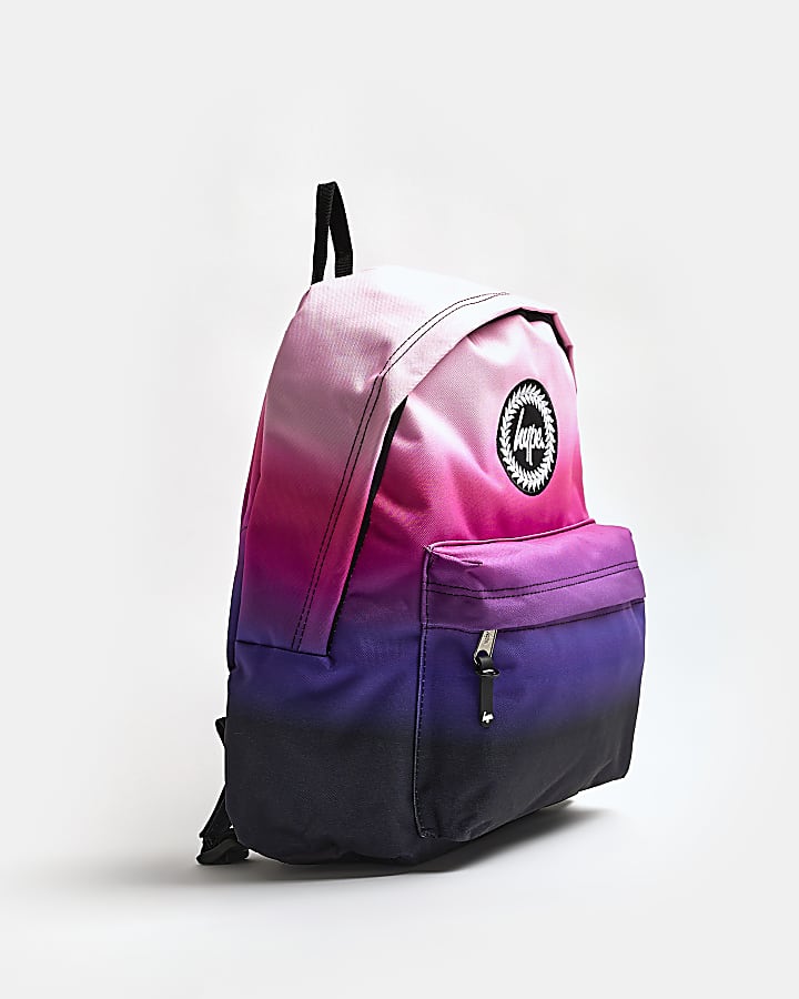 Girls purple Hype ombre backpack