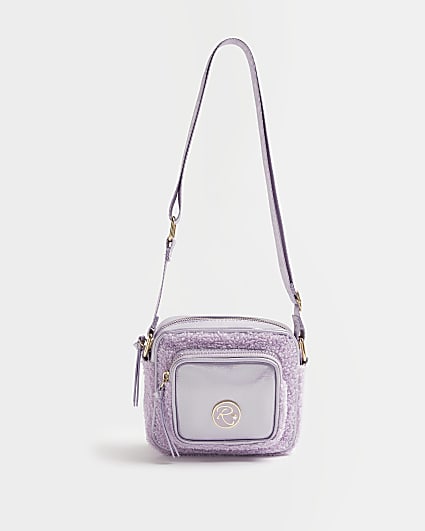 Girls Purple RI Borg Camera Bag