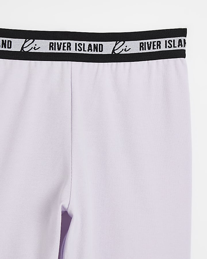 Girls purple RI cycling shorts