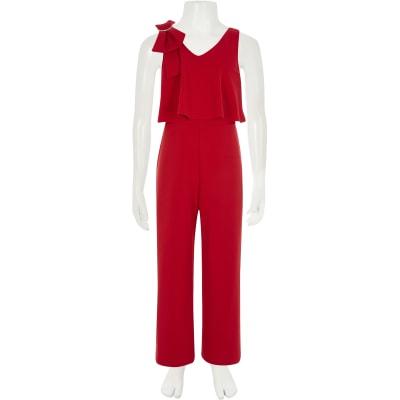 red kids jumpsuit