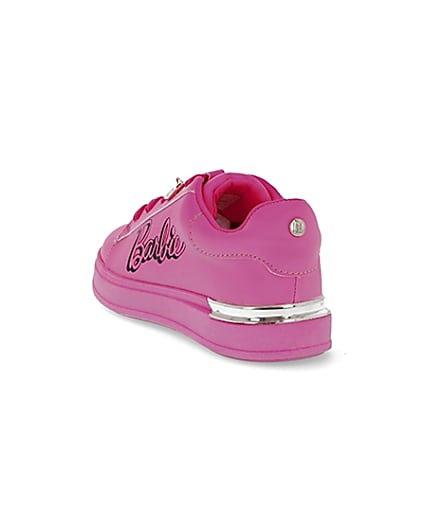 360 degree animation of product Girls RI x Barbie pink trainers frame-7
