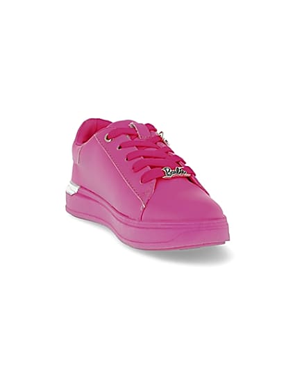 360 degree animation of product Girls RI x Barbie pink trainers frame-19