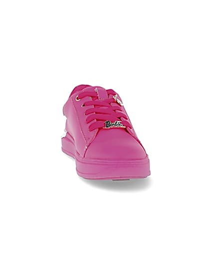 360 degree animation of product Girls RI x Barbie pink trainers frame-20