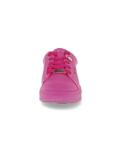 360 degree animation of product Girls RI x Barbie pink trainers frame-21