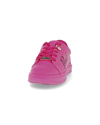 360 degree animation of product Girls RI x Barbie pink trainers frame-22
