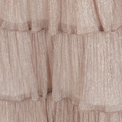 rose gold halter dress