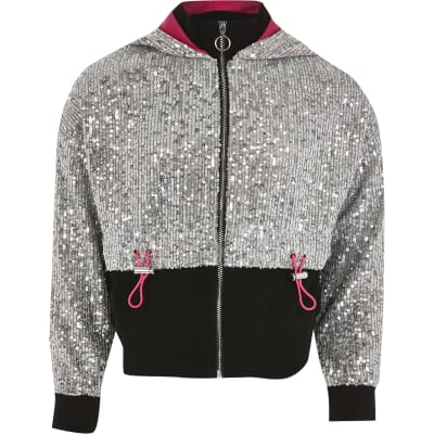 girls sequin jacket