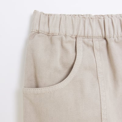 Girls Stone washed Cargo Shorts