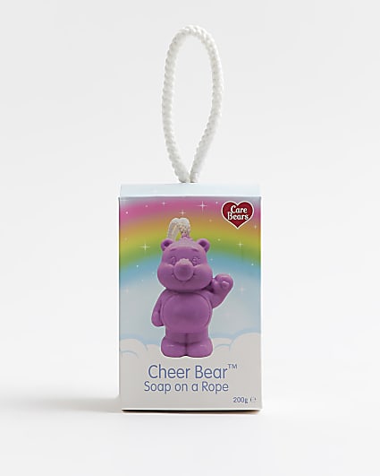 Girls White Care Bears Soap on a Rope