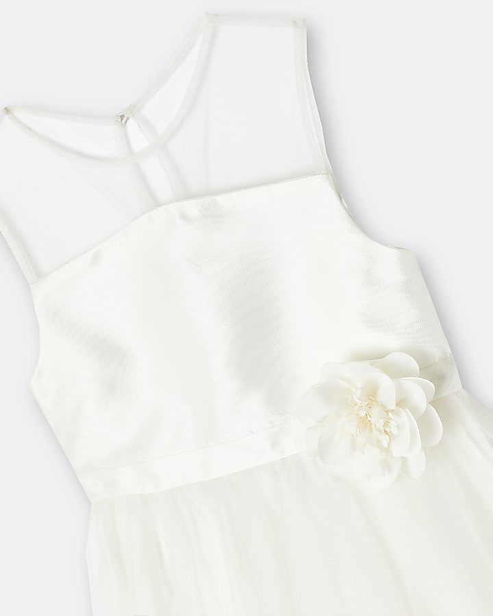 Girls white Chi Chi flower dress