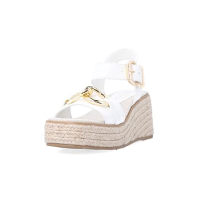 River island store white espadrilles