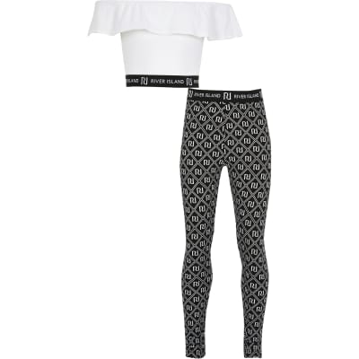 river island girls pants