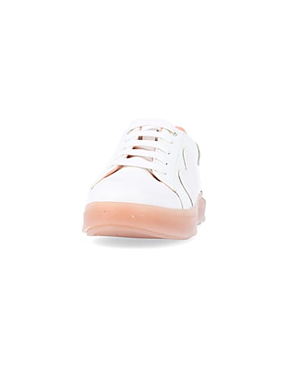 360 degree animation of product girls white heart embroidered trainers frame-22