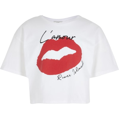 river island amour t shirt