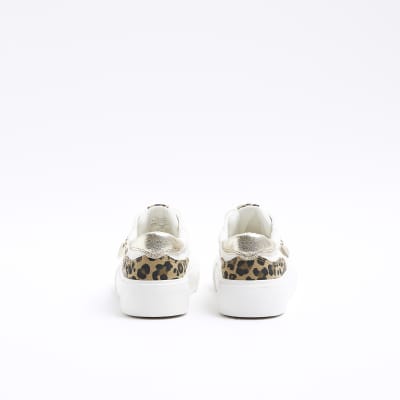 Leopard print trainers online girls