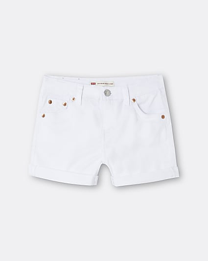 Girls white Levi's shorts