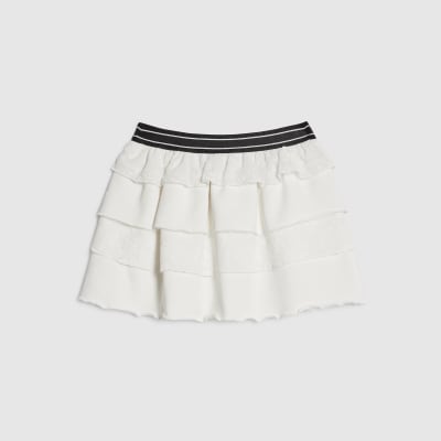 Girls White Rara Skirt