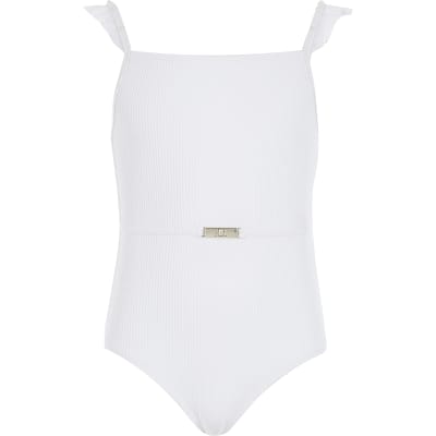 river island white swimsuit