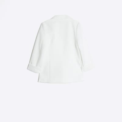 Girls hot sale white blazer