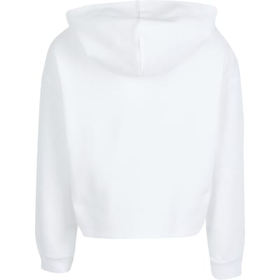 girls white hoodie