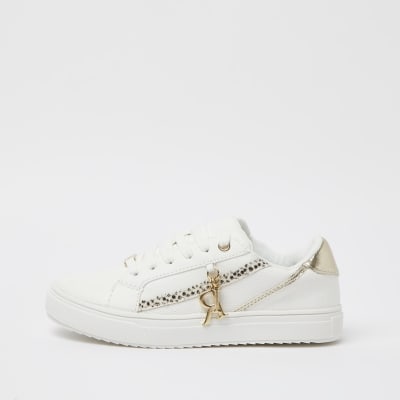 ladies white trainers river island