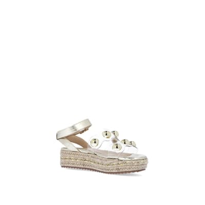 white flatform wedges