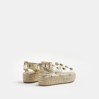 white flatform wedges