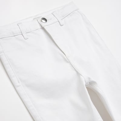 Girls White Super Skinny Jeans | River Island